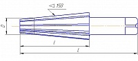 Развертки ручные конические конусностью 1:50 с цилиндрическим хвостовиком ГОСТ 11177-84 