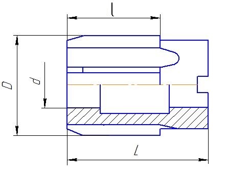 Развертки машинные насадные цельные прямозубые для обработки деталей из легких сплавов ГОСТ 20388-74 