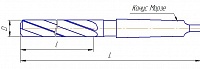 Зенкеры с коническим хвостовиком для обработки деталей из легких сплавов ГОСТ 21581-76 